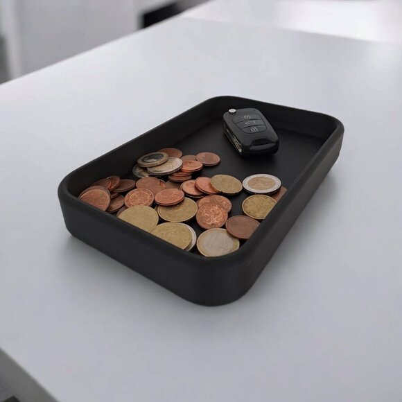 Modern, Minimalist Rectangular Catchall Tray 3D Printed Multi-Colors Available - Picture 7 of 15